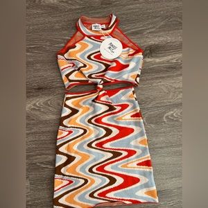 NWT Princess Polly groovy mini dress size XS S